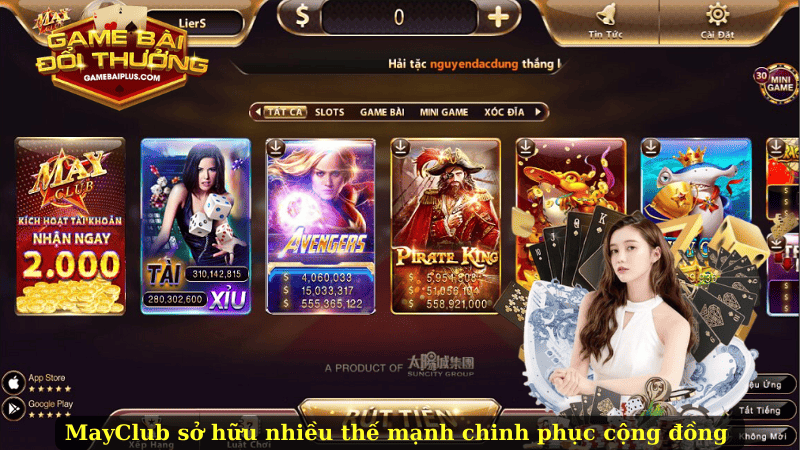 MayClub sở hữu nhiều thế mạnh chinh phục cộng đồng